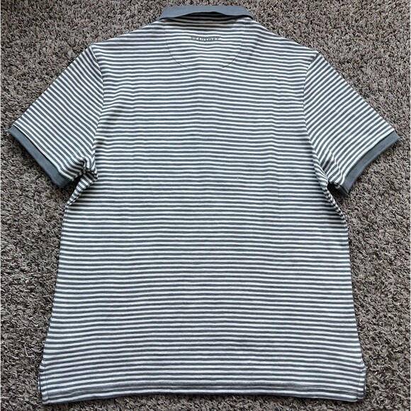Beaufort & Blake Polo Shirt Mens Large Knit Striped Short Sleeve - Picture 5 of 8